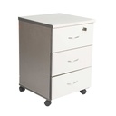 Bureau MDF avec caisson 3 Tiroirs