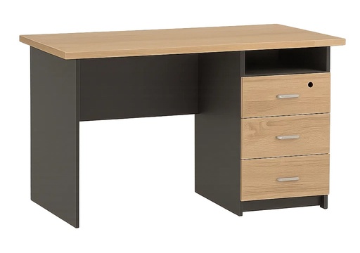 Bureau MDF avec 3 Tiroirs
