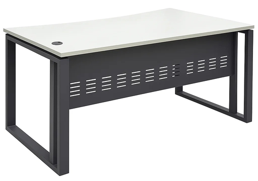 Bureau MDF mixe Acier avec caisson 3 Tiroirs