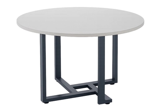 Table basse rond MDF mixe Acier